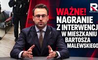 nagrania z interwencji w mieszkaniu Bartosza Malewskiego