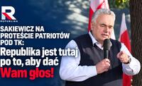 Tomasz Sakiewicz wzywa do dalszej, aktywnej obrony Trybunału Konstytucyjnego!