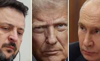 Zełenski, Trump, Putin