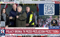Adam Borowski na manifestacji przed TK: „Jesteśmy legionami prezydenckimi. Musimy naszego prezydenta obronić!”