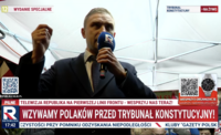 Robert Bąkiewicz przed TK: „Musimy tutaj być, musimy trwać”. Apel o jedność i wsparcie prezydenta