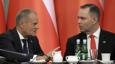 Karol Nawrocki i Donald Tusk