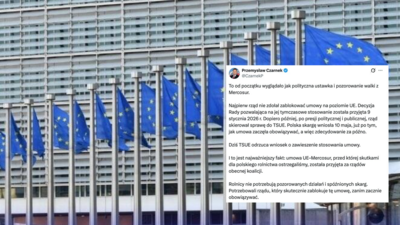 Przemysław Czarnek reaguje na decyzję TSUE ws. Mercosur: „Rolnicy nie potrzebują pozorowanych działań”