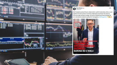 Piotr Nisztor zapowiada publikację o biznesie szefa świętokrzyskiej KO