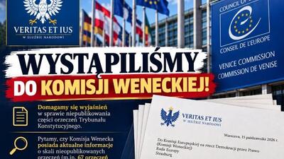 Veritas et Ius pisze do Komisji Weneckiej