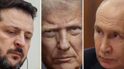 Zełenski, Trump, Putin
