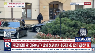 PILNE! Prezydent Karol Nawrocki przybył do Trybunału Konstytucyjnego!
