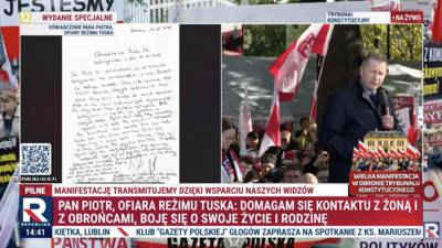 „Zanim do Berlina, to do więzienia!”. Czarnek ostro o rządzie Tuska podczas manifestacji przed TK