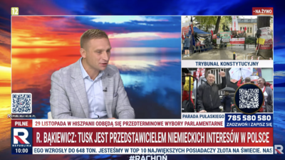 Robert Bąkiewicz w Republice
