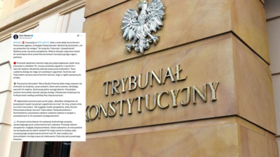 Skandal! Anna Korwin-Piotrowska bezprawnie ogłosiła, że prezes Bogdan Święczkowski i wiceprezes Bartłomiej Sochański „nie są uprawnieni do wstępu” do budynku Trybunału