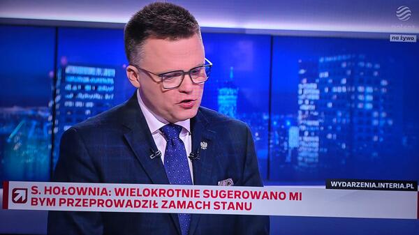 Szymon Hołownia Polsat News