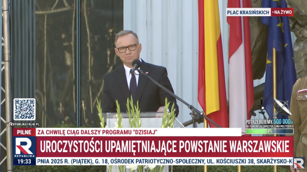 Andrzej Duda Plac Krasiński