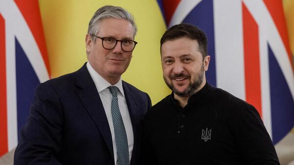 Keir Starmer Wołodymyr Zełenski
