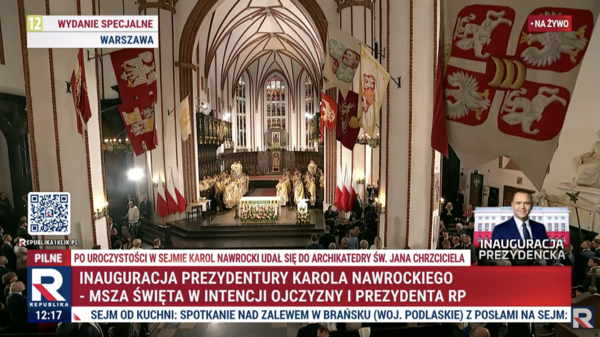 Msza za Nawrockiego
