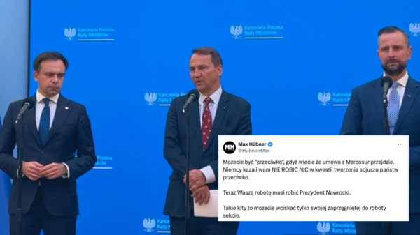 Internauci krytykują rząd Tuska ws. Mercosur