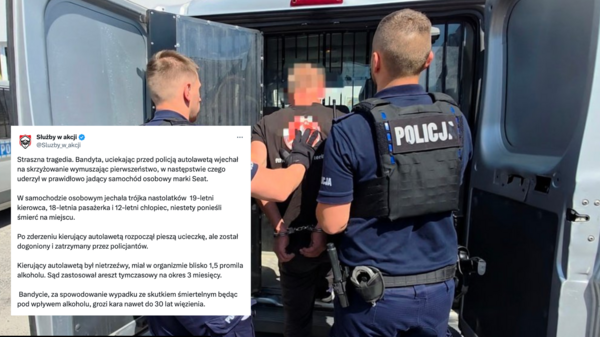 Tragedia na drodze – trzech nastolatków nie żyje