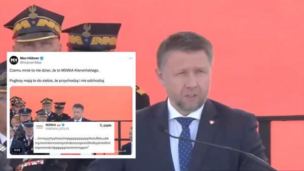 Wpadka MSWiA na X