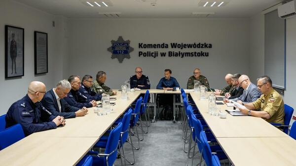 Alarm w policji