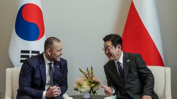 Spotkanie polskiego prezydenta z prezydentem Korei Południowej