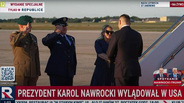 Karol Nawrocki w USA