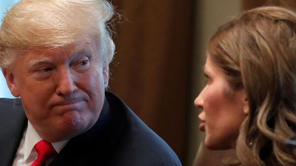 Donald Trump i Kristi Noem