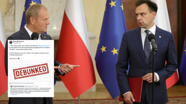 Biernacki punktuje Domańskiego ws. Agencji Fitch