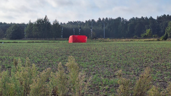 Dron spadł w Miniszkowie