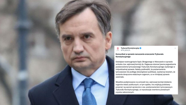 TK ostro o decyzji sądu ws. Ziobry