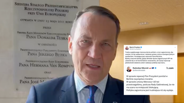 Sikorski kontra Przydacz