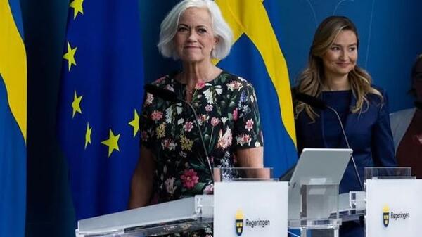 Acko Ankarberg Johansson i Ebba Busch