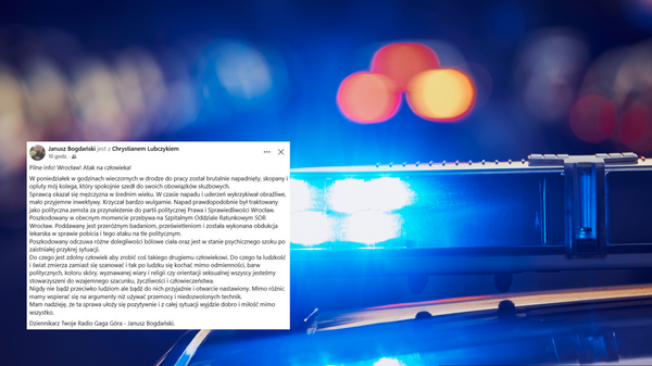 Brutalny atak we Wrocławiu. Dziennikarz alarmuje o napaści na działacza PiS