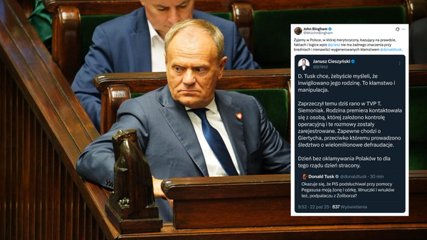 Internauci odpowiadają Tuskowi ws. Pegasusa