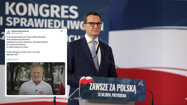 Spot Morawieckiego uderza w Tuska