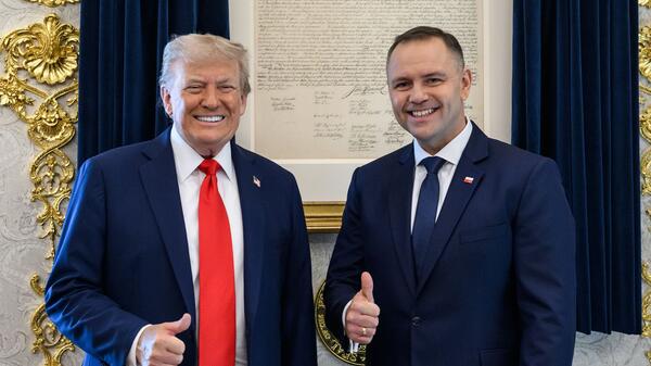 Donald Trump i Karol Nawrocki