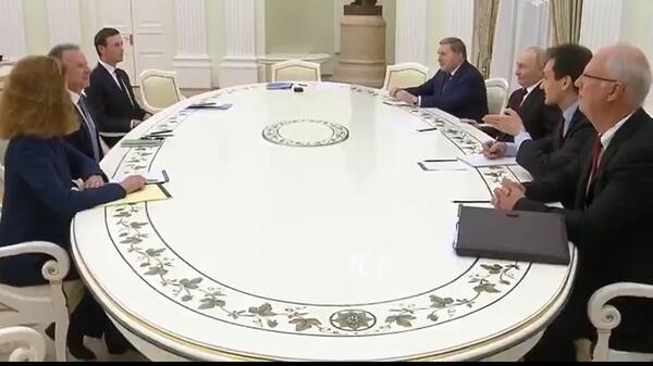spotkanie delegacji amerykańskiej z Putinem