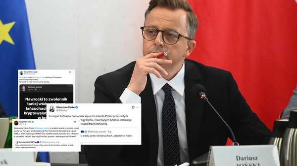 Joński uderza w Nawrockiego. Internauci odpowiadają ostro