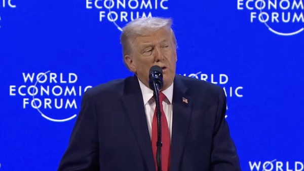 Donald Trump w Davos