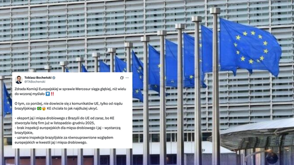 Komisja Europejska ukryła decyzję ws. Mercosur