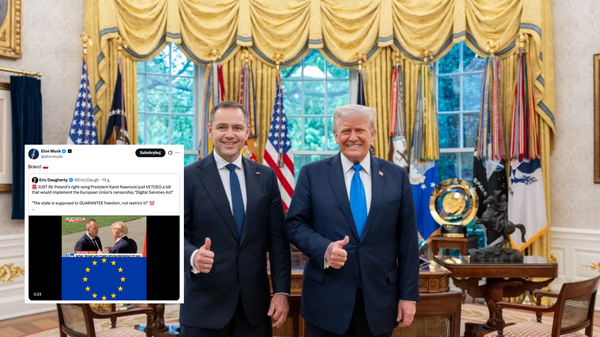 Elon Musk chwali weto Nawrockiego