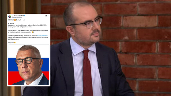 Jabłoński wygrywa z Giertychem. Seria porażek polityka KO w sądach