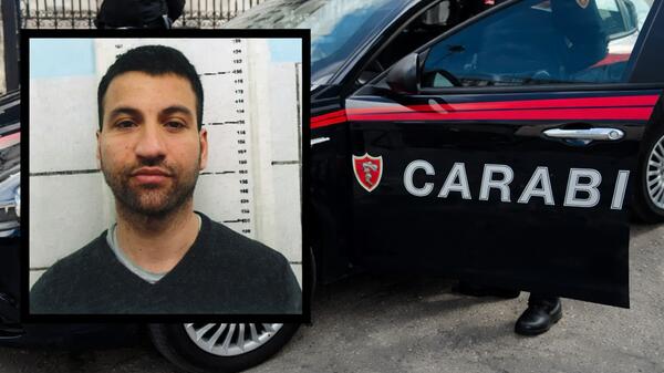 złapany mafioso Camorry