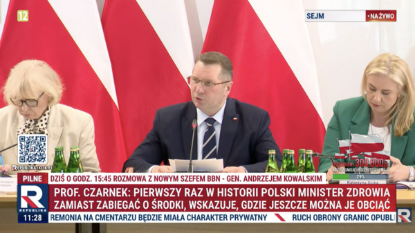 Czarnek o zapaści służby zdrowia w Sejmie