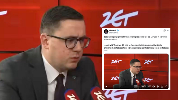 Rymanowski punktuje ministra PSL w sprawie służby zdrowia