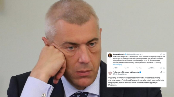 Prokuratura odpowiada Giertychowi po umorzeniu śledztwa ws. afery dwóch wież. "Pragniemy zdementować"