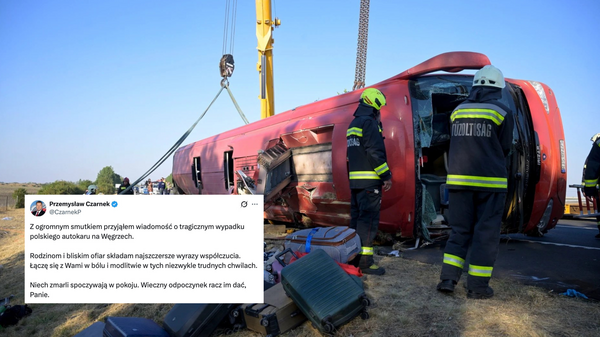 Przemysław Czarnek złożył kondolencje po tragicznym wypadku na Węgrzech
