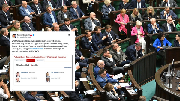 Janusz Kowalski o Zondacrypto i posłach koalicji