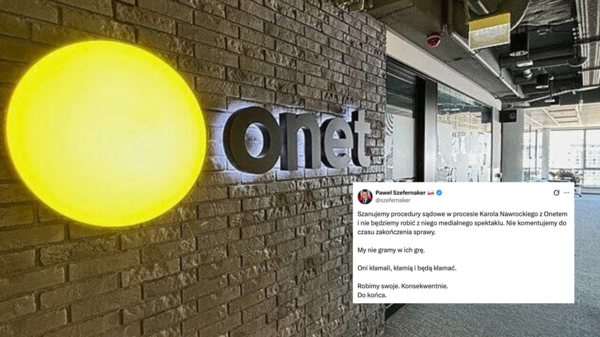 Proces Nawrockiego z Onetem. Nowe informacje