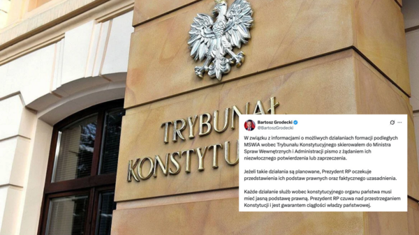 Bartosz Grodecki żąda wyjaśnień od MSWiA ws. TK