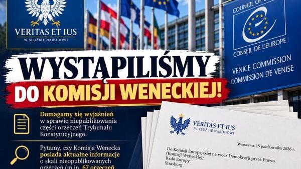 Veritas et Ius pisze do Komisji Weneckiej