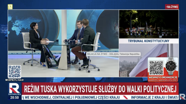 „W państwie Tuska przemoc została zalegalizowana”. Mocne słowa wieczornych gości Republiki po zatrzymaniu obrońcy TK
